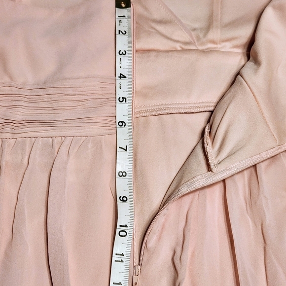 Ever Pretty Chiffon Beaded Belt V Neck Maxi Dress Pink Size 20 - Picture 11 of 13